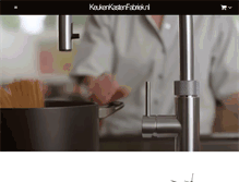 Tablet Screenshot of keukenkastenfabriek.nl